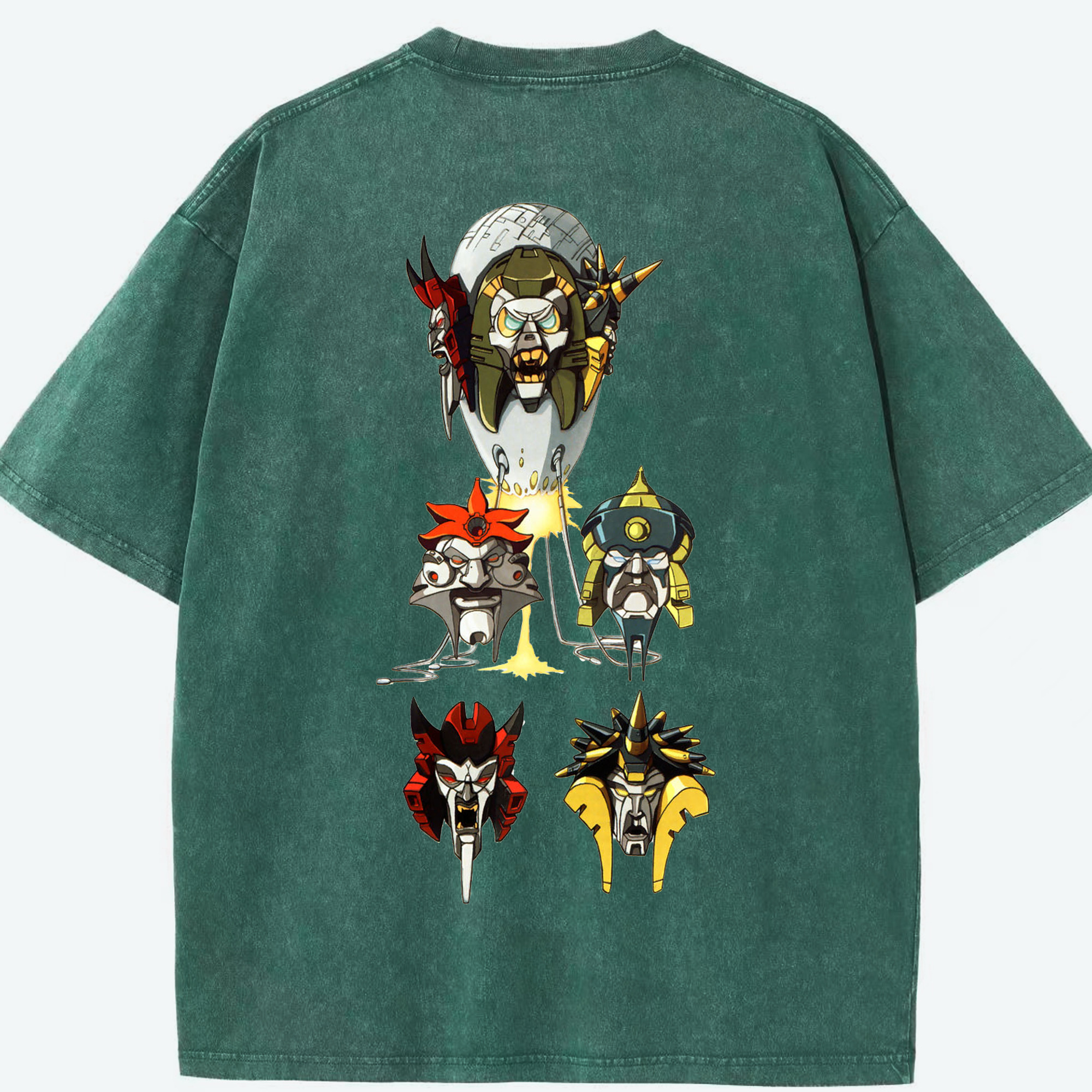 （画像用）  綿100% ヴィンテージ風 半袖Tシャツ（背面プリント）